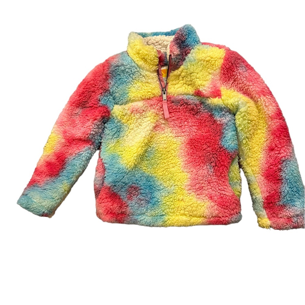 Girls fuzzy fleece pullover
